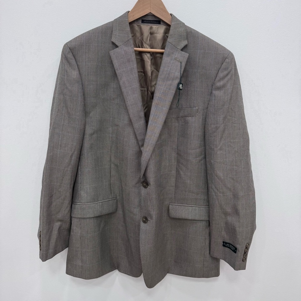 Lauren Ralph Lauren Men’s classic fit 2 button Blazer Sport Coat Jacket Sz 46L